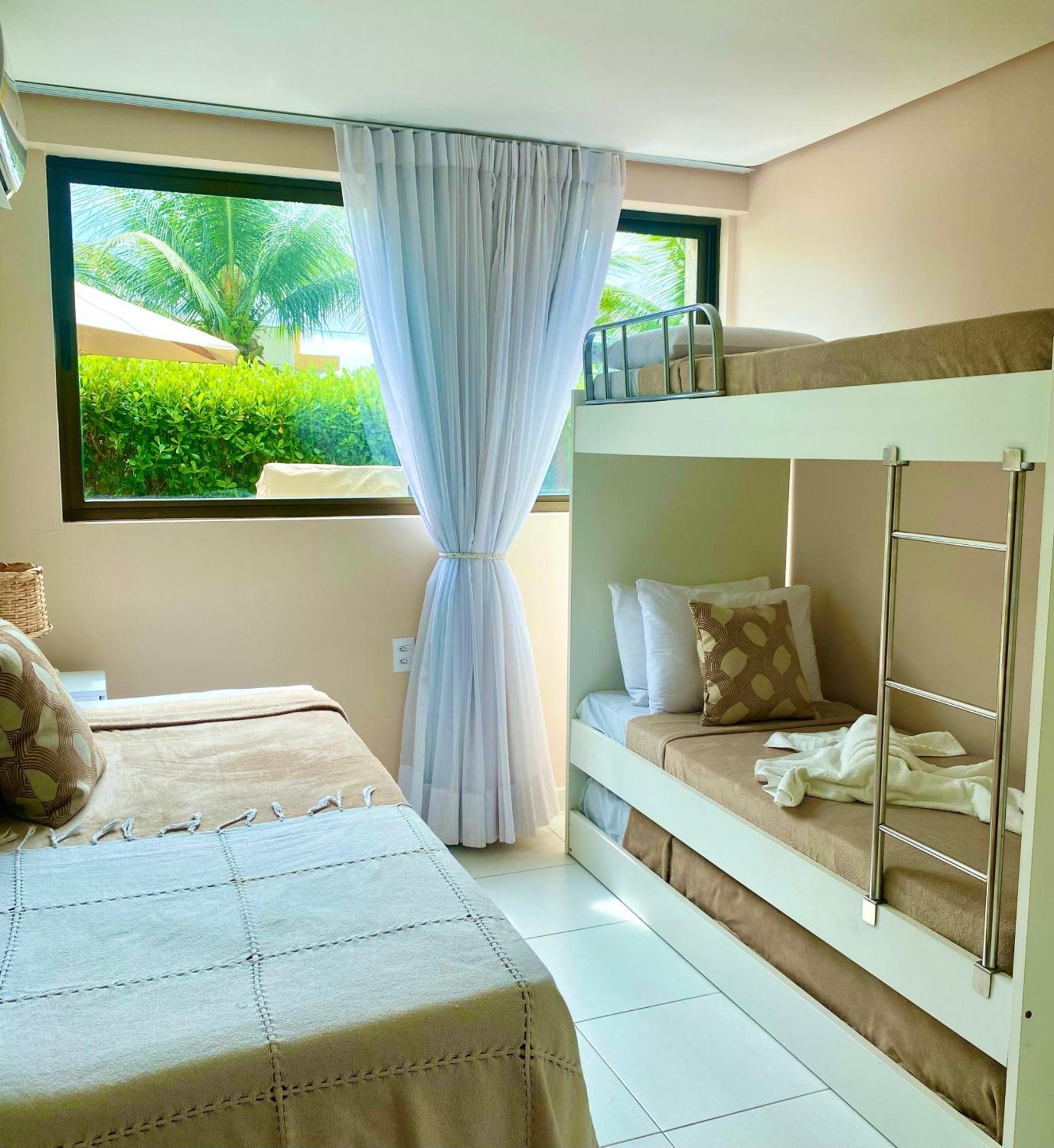 Apto Beira Mar Terreo Com Area Gourmet Praia De Muro Alto Порту-де-Галиньяш Экстерьер фото